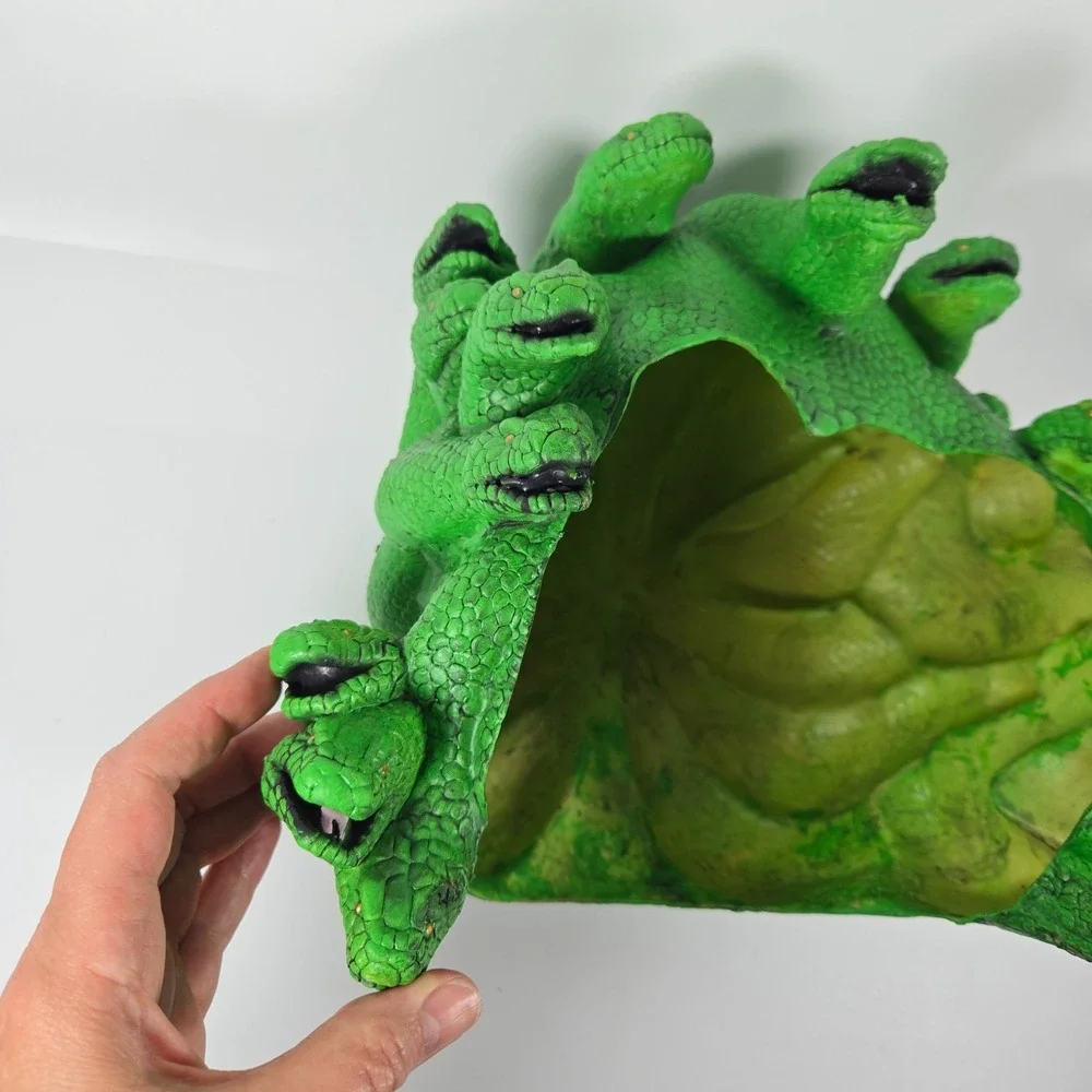 Medusa Snakes Head Cover Green Halloween Costume Rubies Mask‎ Illusions